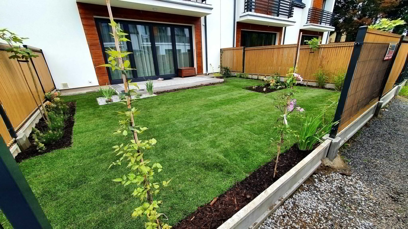 Ogród 50m2 przy segmencie